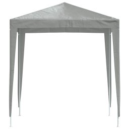 vidaXL Partytent 200 x 200 x 240 cm Lichtgrijs PE en staal