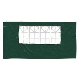 vidaXL Party Tent Zijwand 2 st 400 x 195 cm Groen PE en staal