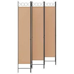 vidaXL 6-Panelen Kamerscherm Beige 240 x 220 cm Stof
