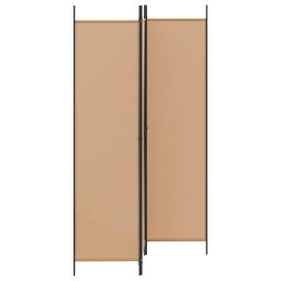 vidaXL 3-Panel Room Divider Beige 150 x 200 cm Stof