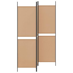 vidaXL 3-paneel kamerscherm Beige 150 x 180 cm Stof