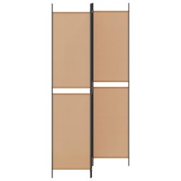 vidaXL 3-Panel Room Divider Beige 150 x 220 cm Stof