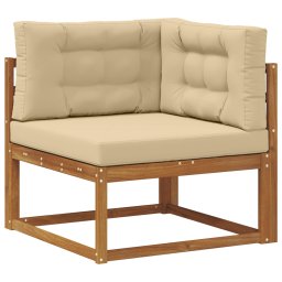 vidaXL Buiten bankenset 7 st Natuurlijk en Beige