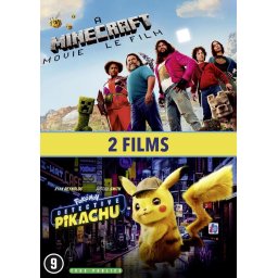 A Minecraft Movie & Pokemon Detective Pikachu (DVD)