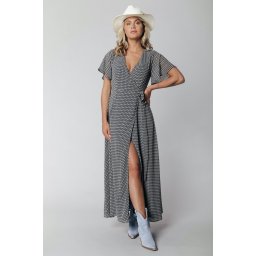 Colourful Rebel - Maat M Ava Geometric Maxi Wrap Jurk
