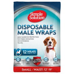Simple Solution wegwerpluier voor reuen - Maat S: 30 - 48 cm, 12 stuks