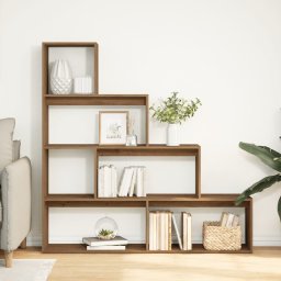 vidaXL Kamerscherm / boekenkast 143,5x29x143,5 cm hout artisanaal eik