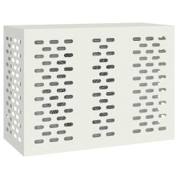 vidaXL Airconditioner hoes Wit 110 x 50 x 80 cm Staal