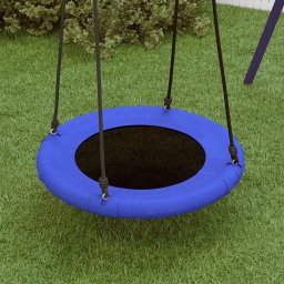 vidaXL Nestswing Blauw 100 x 100 x 180 cm Kunststof
