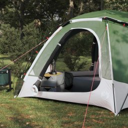 vidaXL Koepeltent met Verwijderbare Regenkap 4-persoons Groen