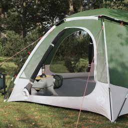 vidaXL Koepeltent met Verwijderbare Regenkap 8-persoons Groen