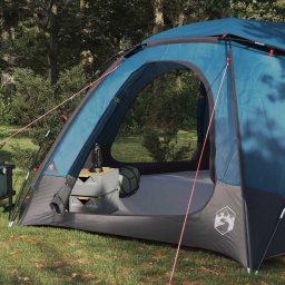 vidaXL Koepeltent met Verwijderbare Regenkap 8-persoons Blauw