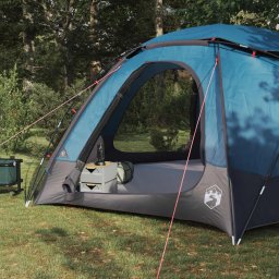 vidaXL Koepeltent met Verwijderbare Regenkap 12-persoons Blauw