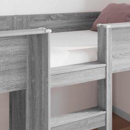 vidaXL Bunk Bed voor Kinderen Grijs Sonoma 75 x 190 cm Bewerkt hout