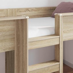 vidaXL Bunk Bed voor Kinderen Sonoma Eiken 90 x 190 cm Bewerkt hout