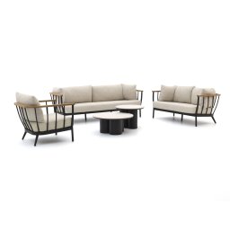 Apple Bee Condor/Tonga stoel-bank loungeset 5-delig 6-zits - Laagste prijsgarantie!