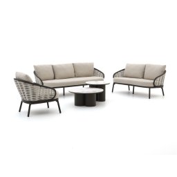 Apple Bee Pine Key/Tonga stoel-bank loungeset 5-delig 6-zits - Laagste prijsgarantie!