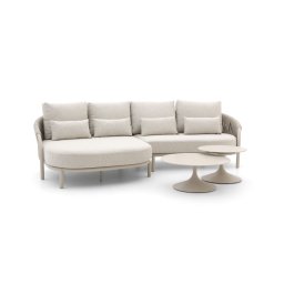 SUNS Feroli/Nova chaise longue loungeset 4-delig rechts - Laagste prijsgarantie!