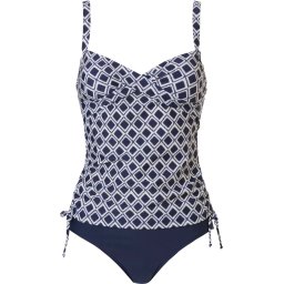 Pastunette Beach Maat 46 - Blue Pattern - Tankiniset - Blauw/Wit