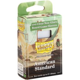 Dragon Shield Board Games Sleeves Non Glare - American Standard (57x89mm)
