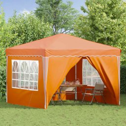 vidaXL Pop-up partytent 288 x 288 x 245 cm Oranje Oxford Stof