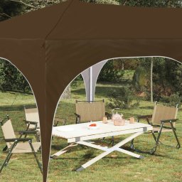 vidaXL Pop-up partytent 575 x 288 x 245 cm Taupe Oxford Stof