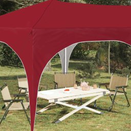 vidaXL Pop-up partytent 575 x 288 x 245 cm Bordeauxrood Oxford Stof