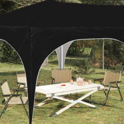 vidaXL Pop-up partytent 575 x 288 x 245 cm Zwart Oxford Stof