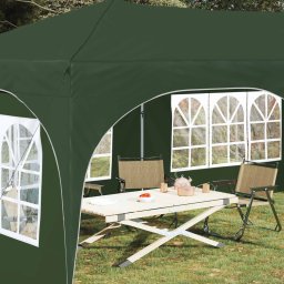 vidaXL Pop-up partytent 575 x 288 x 245 cm Groen Oxford Stof