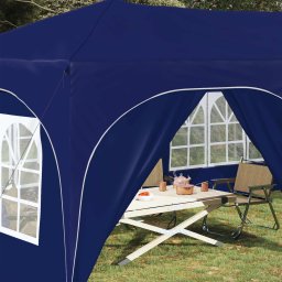 vidaXL Pop-up partytent 575 x 288 x 245 cm Blauw Oxford Stof