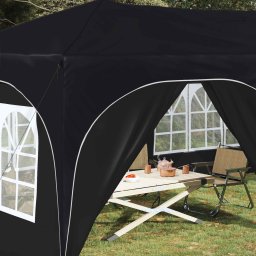 vidaXL Pop-up partytent 575 x 288 x 245 cm Antraciet Oxford Stof