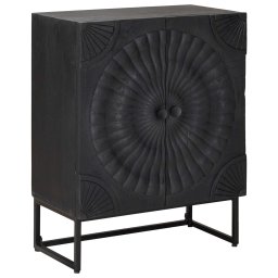 vidaXL Dressoir Zwart 55 x 30 x 70 cm