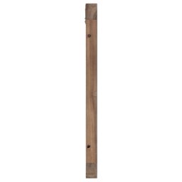 vidaXL Bed Hoofdbord Naturel Massief Teakhout
