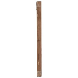 vidaXL Bed Hoofdbord Naturel Massief Teakhout