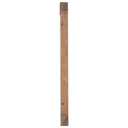 vidaXL Bed Hoofdbord Naturel Massief Teakhout