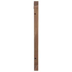 vidaXL Bed Hoofdbord Naturel Massief Teakhout