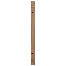 vidaXL Bed Hoofdbord Naturel Massief Teakhout