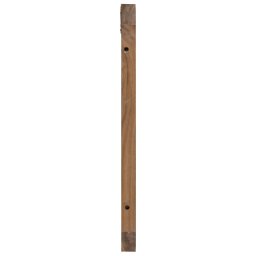 vidaXL Bed Hoofdbord Naturel Massief Teakhout