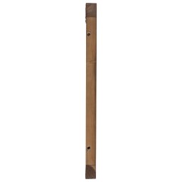 vidaXL Bed Hoofdbord Naturel Massief Teakhout