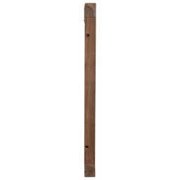 vidaXL Bed Hoofdbord Naturel Massief Teakhout