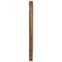vidaXL Bed Hoofdbord Naturel Massief Teakhout