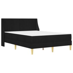 vidaXL Bedframe met matras met hoofdeinde Polyester