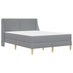 vidaXL Bedframe met matras met hoofdeinde Polyester