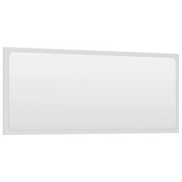 vidaXL Badkamerspiegel 90x1,5x37 cm spaanplaat wit