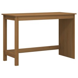 vidaXL Bureau en rollende kast set MOSS 2 st HoningBruin