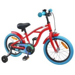 vidaXL Kinderfiets 16 Inch voor 4-6 jaar oud Rood