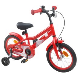vidaXL Kinderfiets 12 Inch voor 2-4 jaar oud Rood