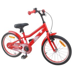 vidaXL Kinderfiets 18 Inch voor 5-7 jaar Rood