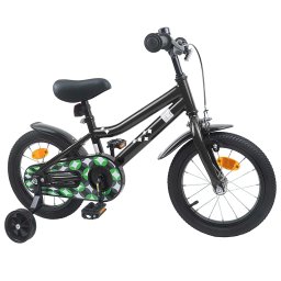 vidaXL Kinderfiets 12 Inch voor 2-4 jaar oud Zwart