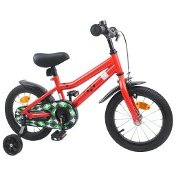 vidaXL Kinderfiets 12 Inch voor 2-4 jaar oud Rood